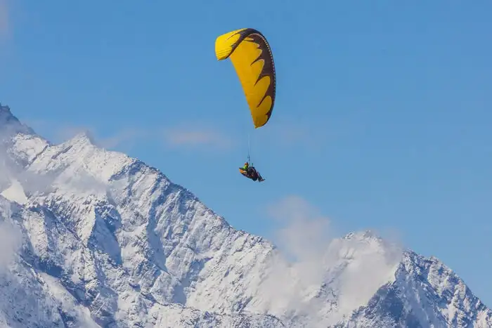 Paragliding is one of the activities that you can experience in Pokhara, Nepal.