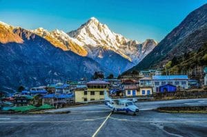 mountain village of Lukla 