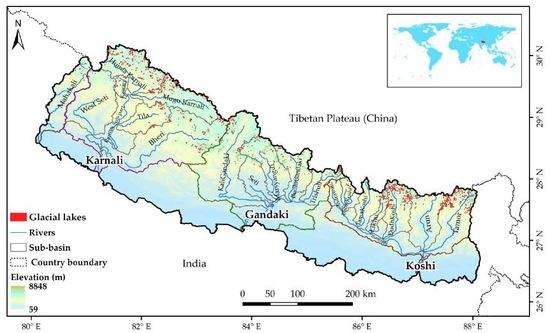 Lakes Of Nepal In Map