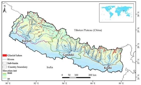 Lakes Of Nepal In Map