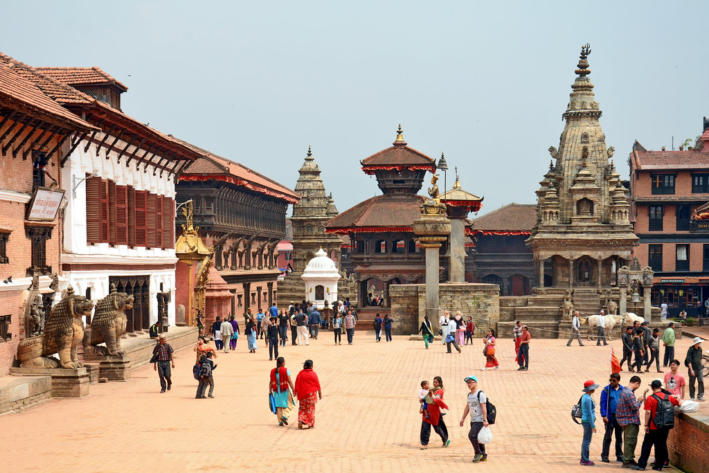 bhaktapur valley in nepal ancient