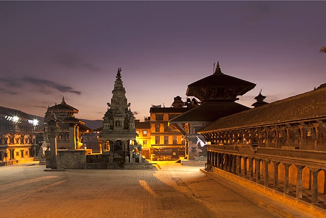 bhaktapur valley in nepal